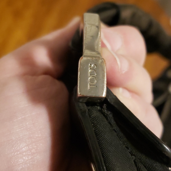 Tod’s Miky Black Nylon Shoulder Bag - Picture 10 of 12